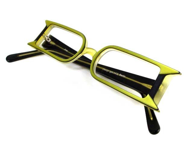 マスケ Maske Ares 眼鏡 メガネ フレーム フルリム 黄緑 ライトグリーン 黒 ブラック 未使用 Gs の落札情報詳細 ヤフオク落札価格情報 オークフリー スマートフォン版