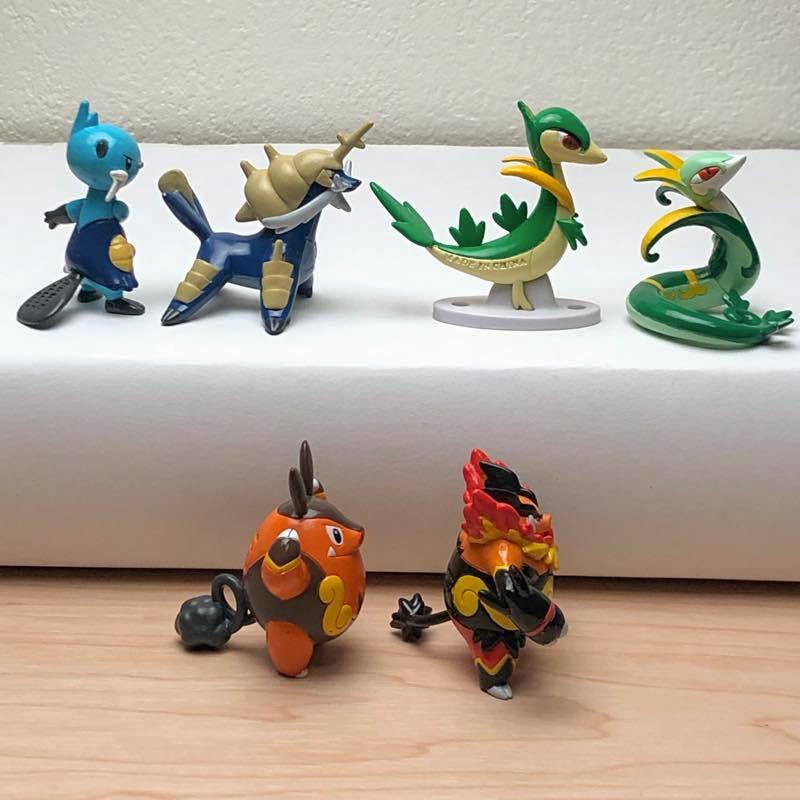 ポケモン モンコレ フィギュア ジャノビー ジャローダ チャオブー