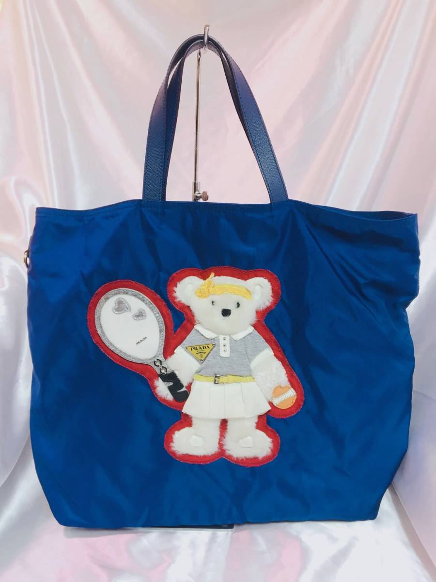 希少 プラダ ハンドバッグ ベアー 