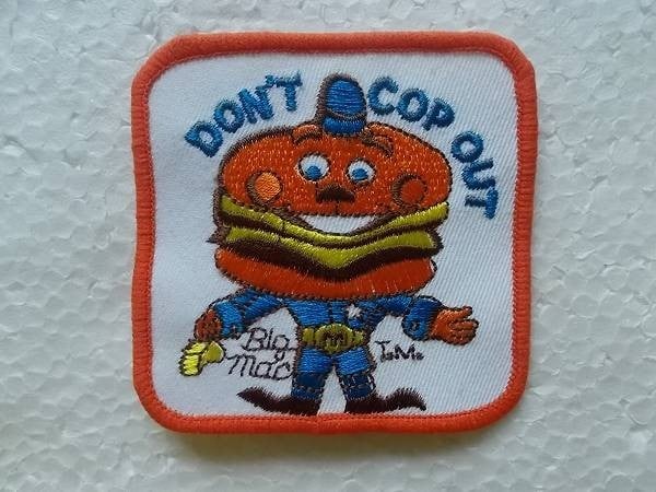 マクドナルド キャラクター 復刻 ビッグマック ビッグマックポリス 警察 Don T Cop Out ワッペン パッチ 刺繍 ハンバーガー Usa 335 の落札情報詳細 ヤフオク落札価格情報 オークフリー スマートフォン版 マクドナルド キャラクター 復刻 ビッグマック ビッグマックポリス 警察 Don T Cop Out ワッペン パッチ 刺繍 ハンバーガー Usa 335 の落札情報詳細 ヤフオク落札価格情報 オークフリー スマートフォン版