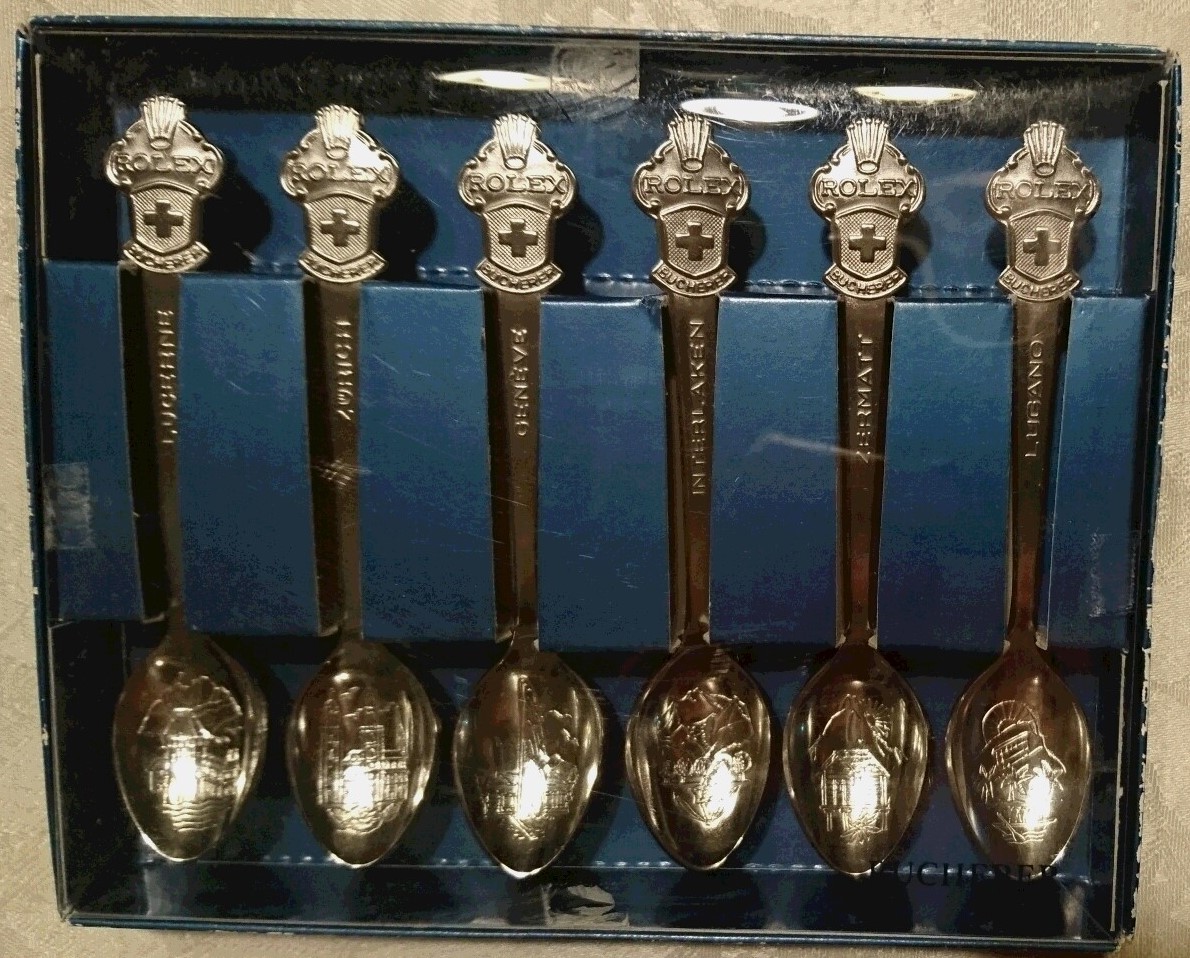 BUCHERER ロレックス スプーンセット カラトリー 6本入り ROREX