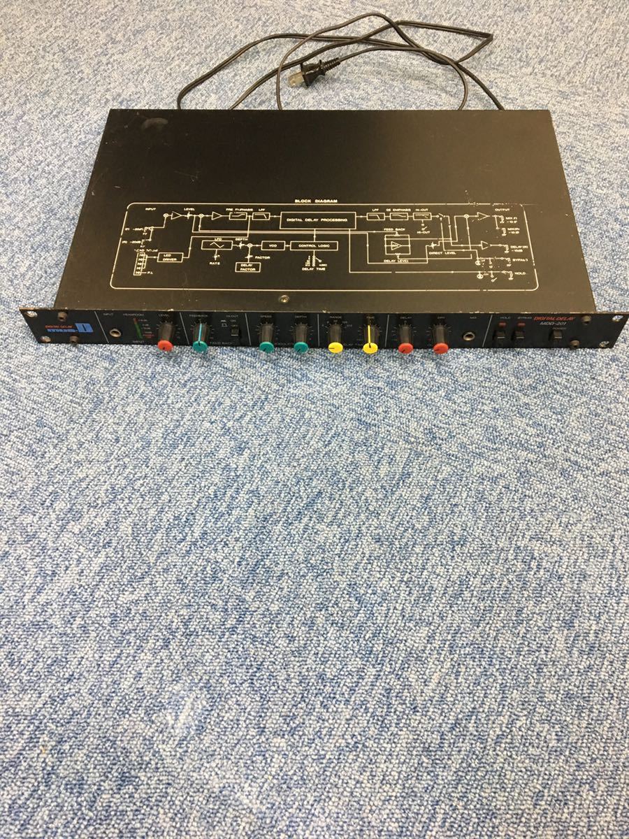 デジタルディレイ　vesta 小僧 80's Vestax Digital Delay Rack Comparison - YouTube