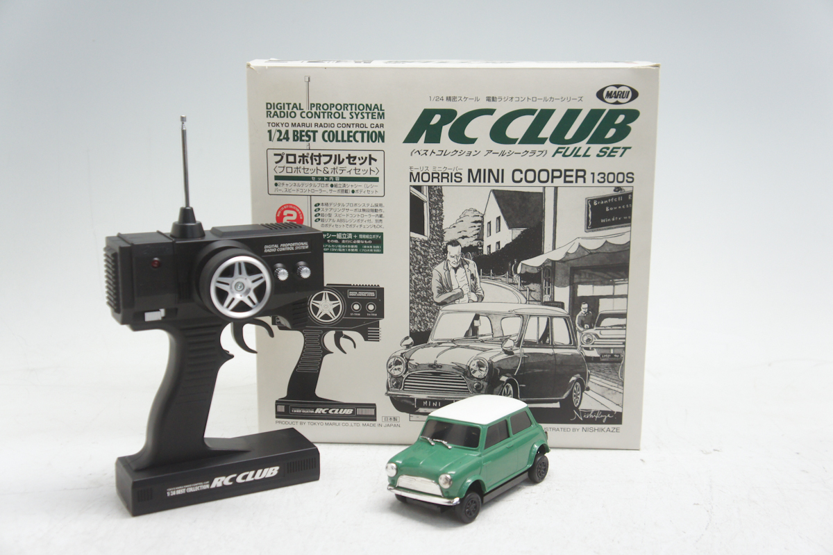 RC CLUB モーリス　ミニクーパー1300S ラジコン RC CLUB モーリス ミニクーパー1300S ラジコン 動作保証付き】 1/24
