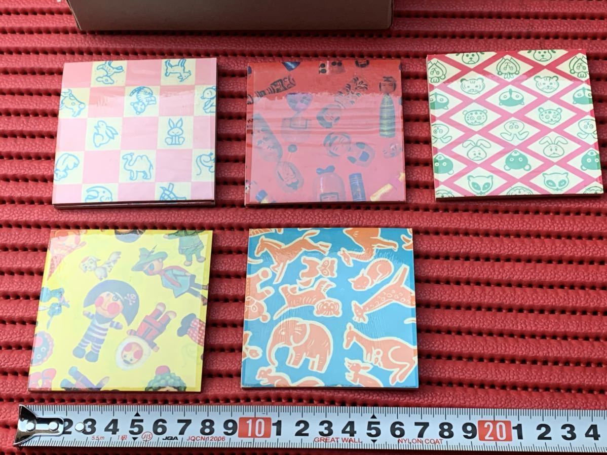当時物 新品未開封 サラサ 千代紙 50パック 折り紙 ファンシー