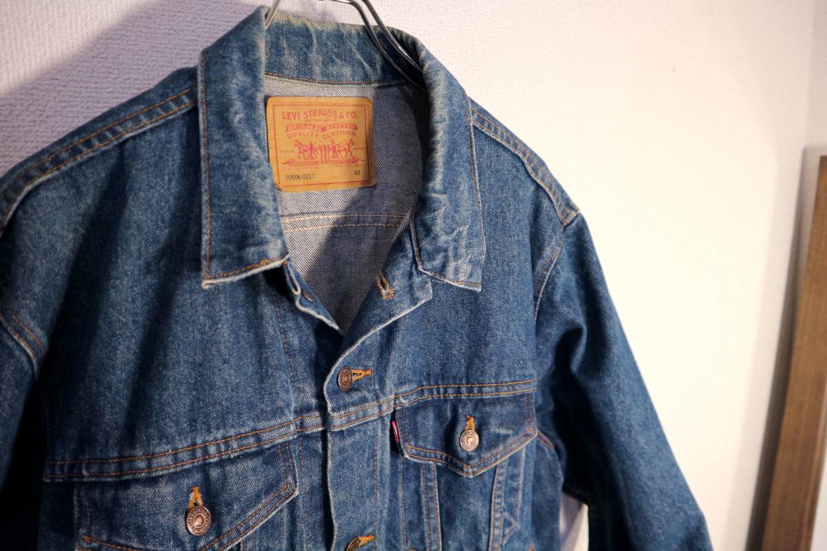 80s リーバイス 70506-0217 デニムジャケット ヴィンテージ　3rd 80's Levi's 70506-0217 デニムジャケット “38L / DEADSTOCK