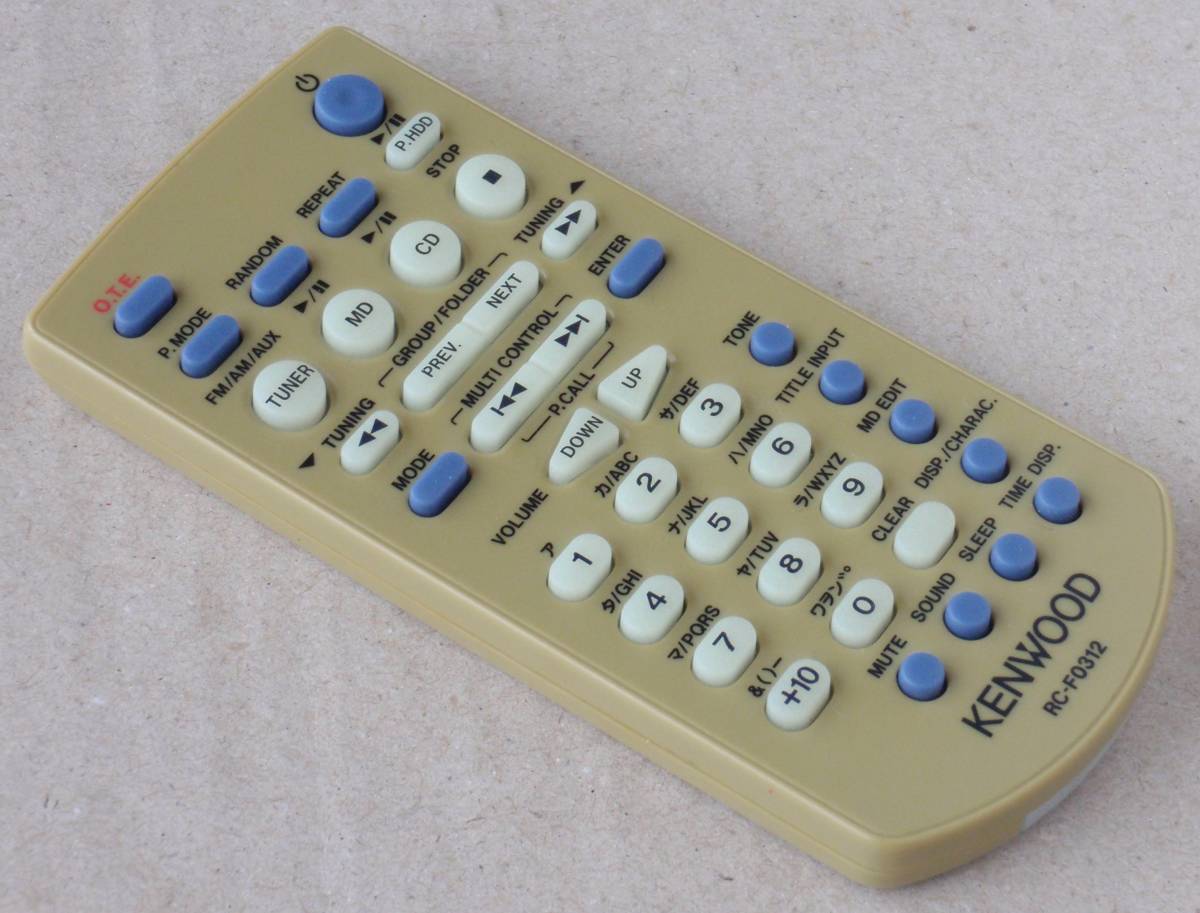 送料無料 KENWOOD ケンウッド ES-A5MD RD-ESA5MD 純正 リモコン RC