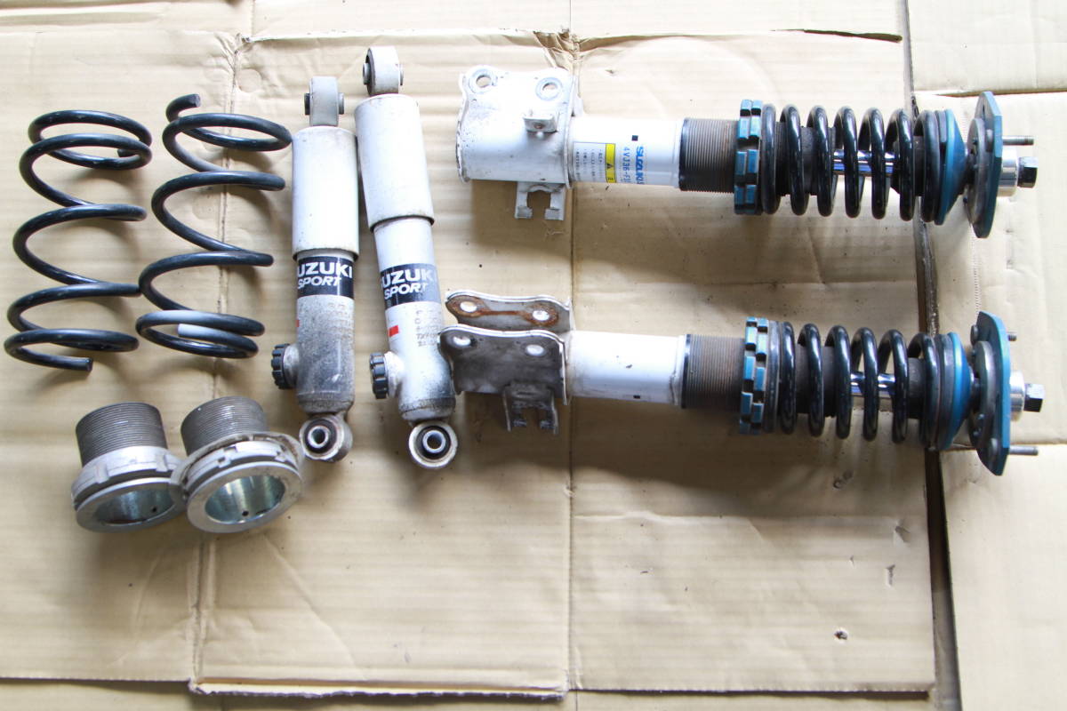 Mh21s ワゴンr ショックアブソーバー一式 車高調 スズキスポーツ 1円売り切り スプリング 中古ジャンク の落札情報詳細 ヤフオク落札価格情報 オークフリー スマートフォン版