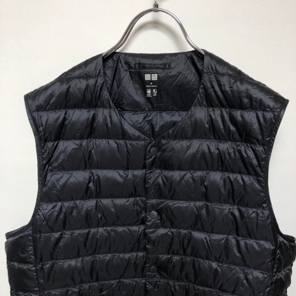 4573 Uniqlo ユニクロ ウルトラライトダウン ダウンベスト インナーダウン ブラック Mサイズ メンズ ゴルフ アウトドア防寒 の落札情報詳細 ヤフオク落札価格情報 オークフリー スマートフォン版