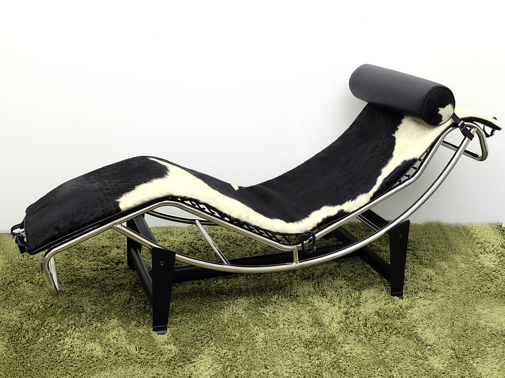 ル・コルビジェLC4シェーズロング本革リプロ1Pソファデザイナーズ家具