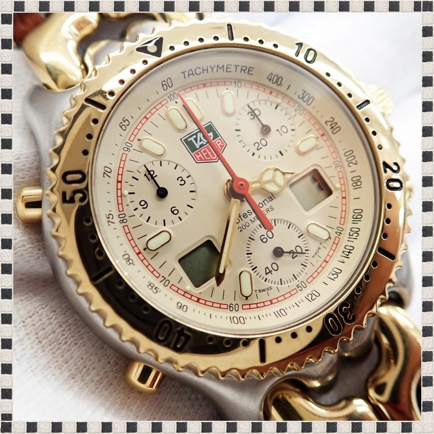 美品！TAG Heuer アイルトンセナモデル CG1123-0 タグホイヤー 腕時計