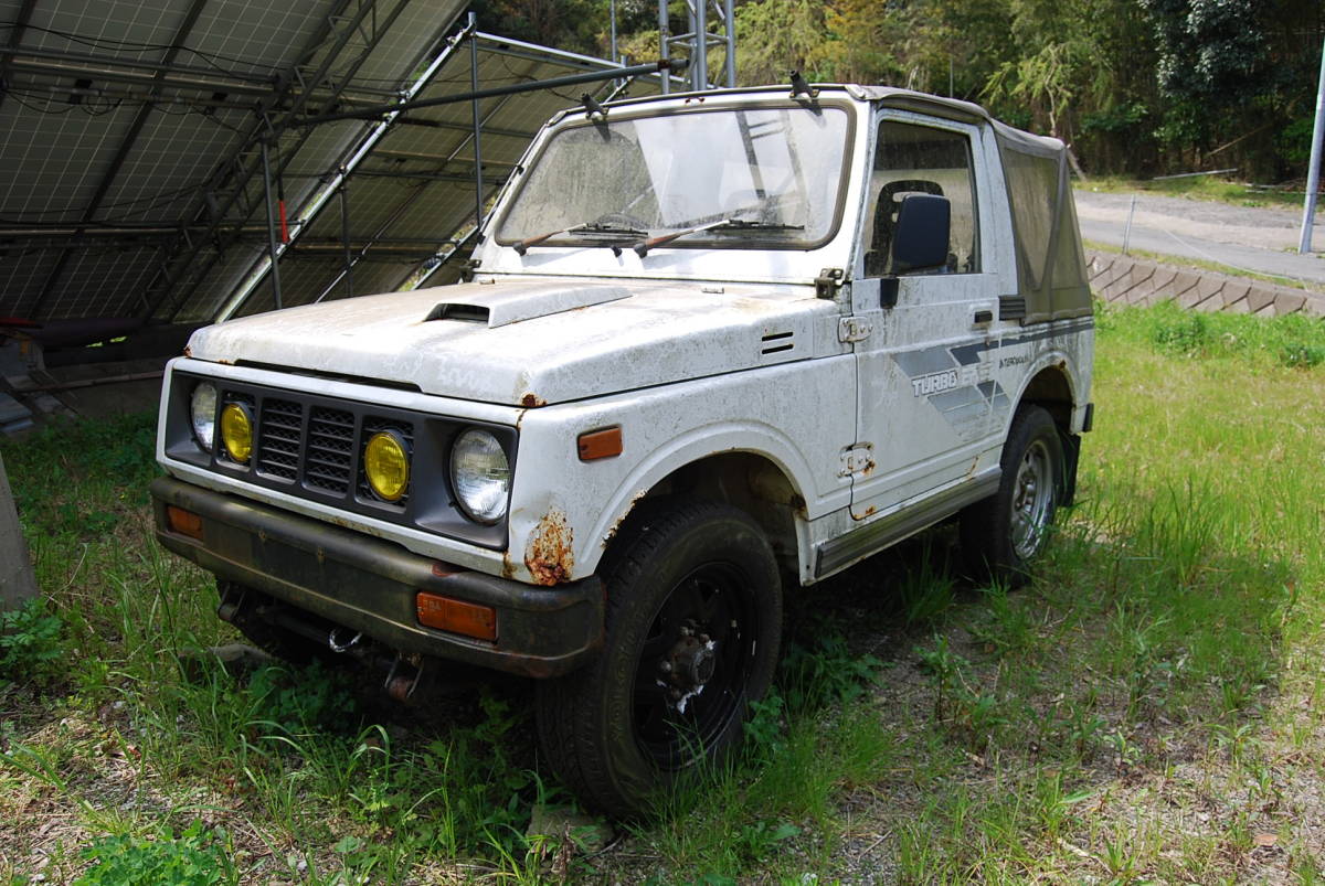 千葉県 Ja71c 希少幌車 4wdターボ Suzuki Jimny スズキ ジムニー 不動車 レストア用にいかがですか の落札情報詳細 ヤフオク落札価格情報 オークフリー スマートフォン版
