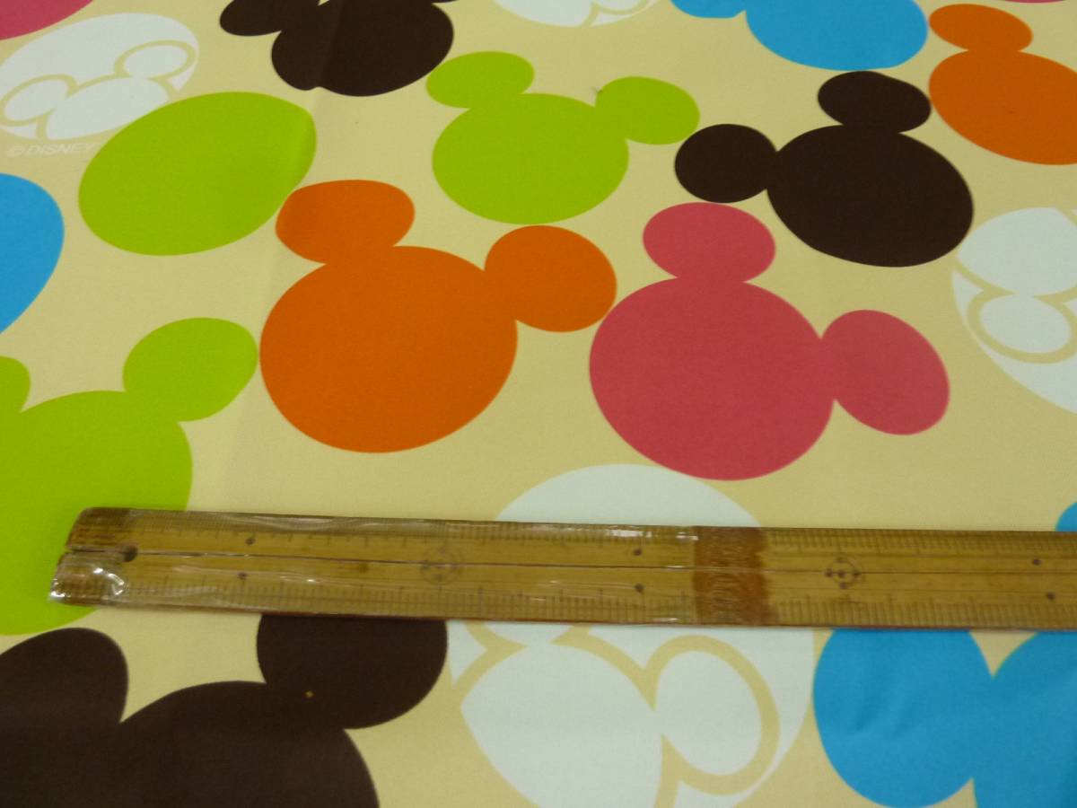 新品 新品 残りわずか ディズニー ミッキー シルエット 厚手 プリント生地1 100 の落札情報詳細 ヤフオク落札価格情報 オークフリー スマートフォン版