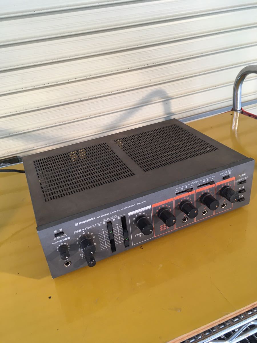 PIONEER パイオニア ステレオミキシングアンプ SA-V20II カラオケ機器