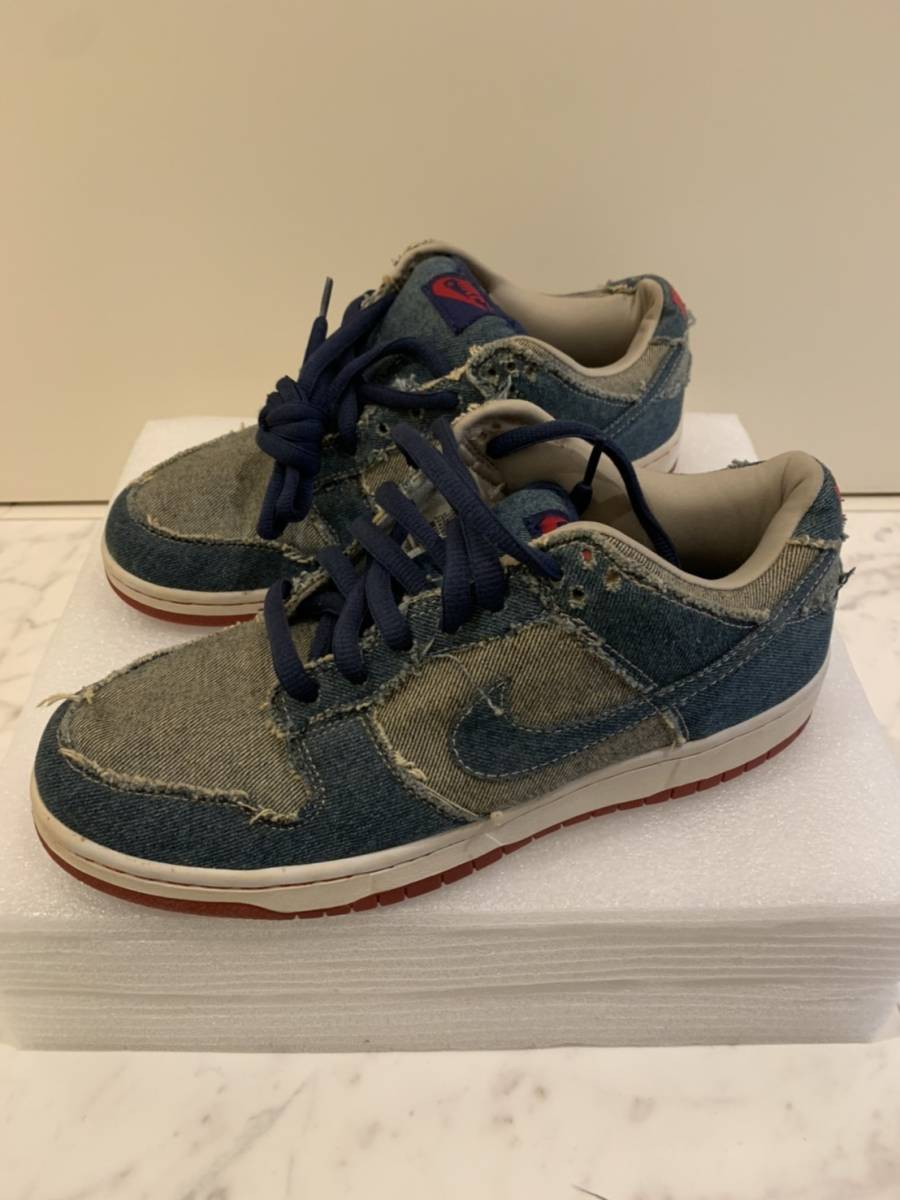 1円～売り切り！】NIKE DUNK LOW PRO SB DENIM デニム 444足 限定 2002 