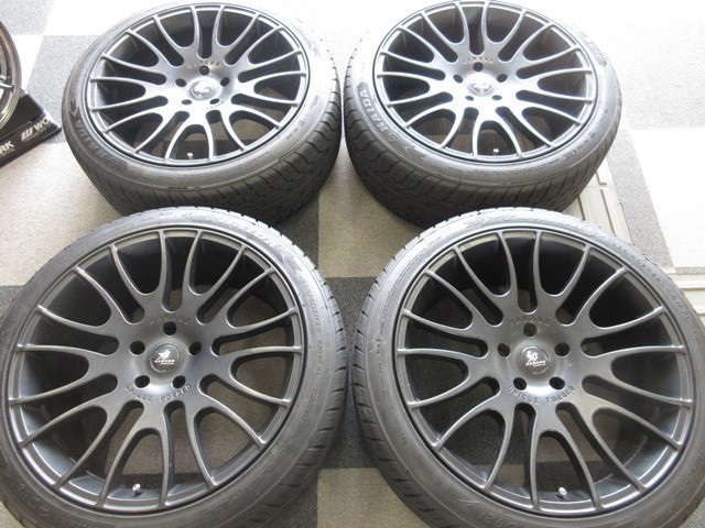 HAMANN UNIQUE FORGED 10j+40 バリ山中古タイヤ 265/40R22 ポルシェ