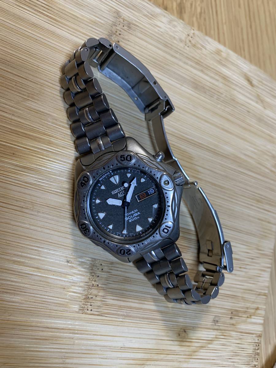 SEIKO AGS 200m 防水 ステンレススチール 時計 SEIKO AGS 200m 防水 ステンレススチール 時計（SEIKO（セイコー