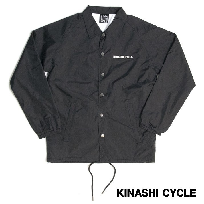 新品】XL BLACK【木梨サイクル KINASHI CYCLE コーチジャケット2