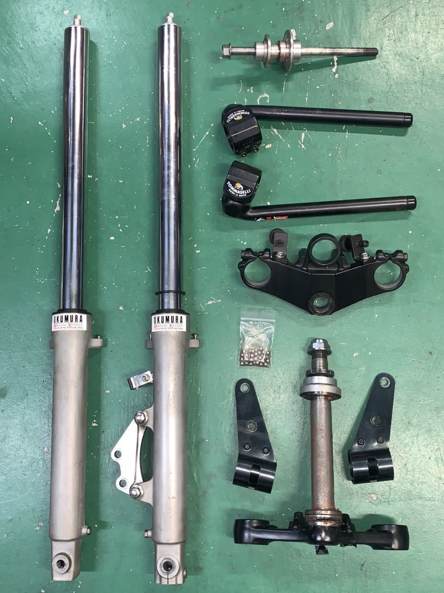 RZ250 4L3 RZ350 4U0 TZR250用フロントフォーク ボルトオンキット