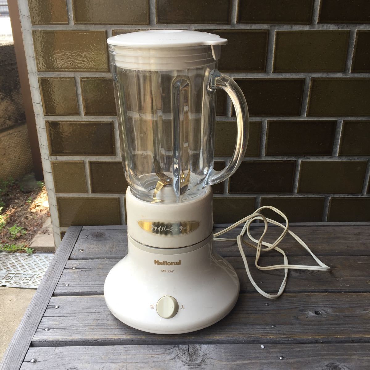 National ナショナル MX-X42 ファイバーミキサー レトロ 中古の落札