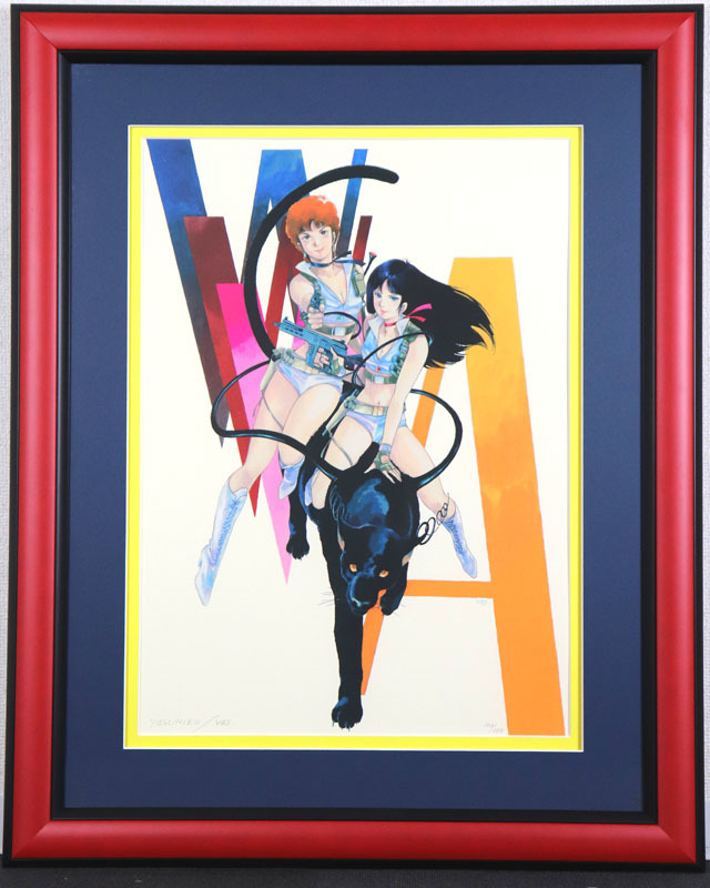 なつかしのイラストポスター 安彦良和さん「ダーティペア」です