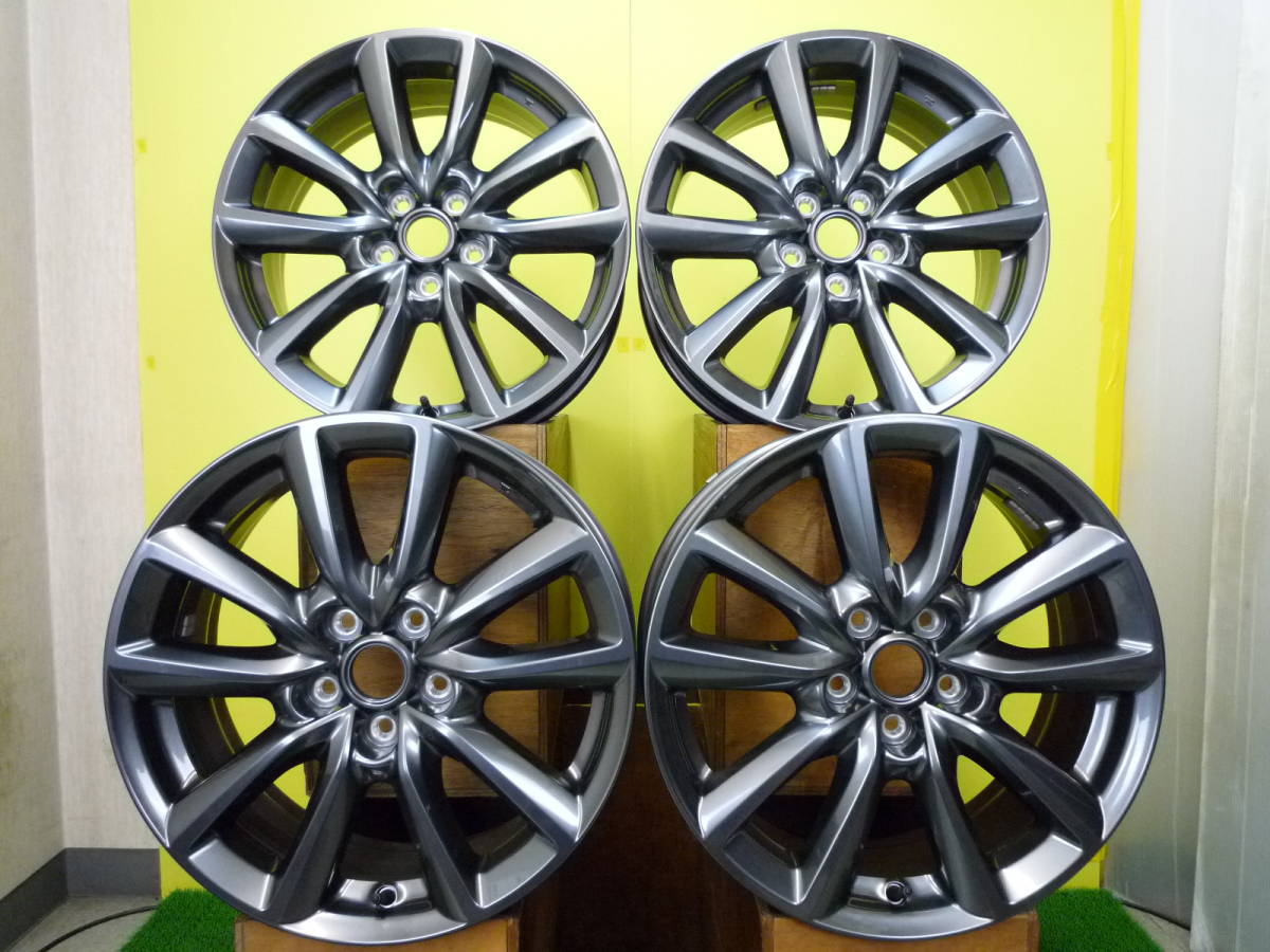 H1461 マツダ 純正 18 X 7j 45 5h 114 3 ガンメタ 4本 マツダ2 マツダ3 アクセラ アテンザ Cx 3 Cx3 Cx 5 Cx5 Cx 30 Cx30 新車はずし の落札情報詳細 ヤフオク落札価格情報 オークフリー スマートフォン版