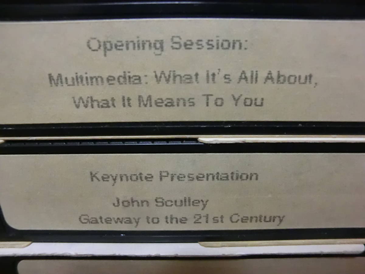 マックコレクション Macexpo 90 ジョン スカリー Vhsビデオ おまけ付き の落札情報詳細 ヤフオク落札価格情報 オークフリー スマートフォン版