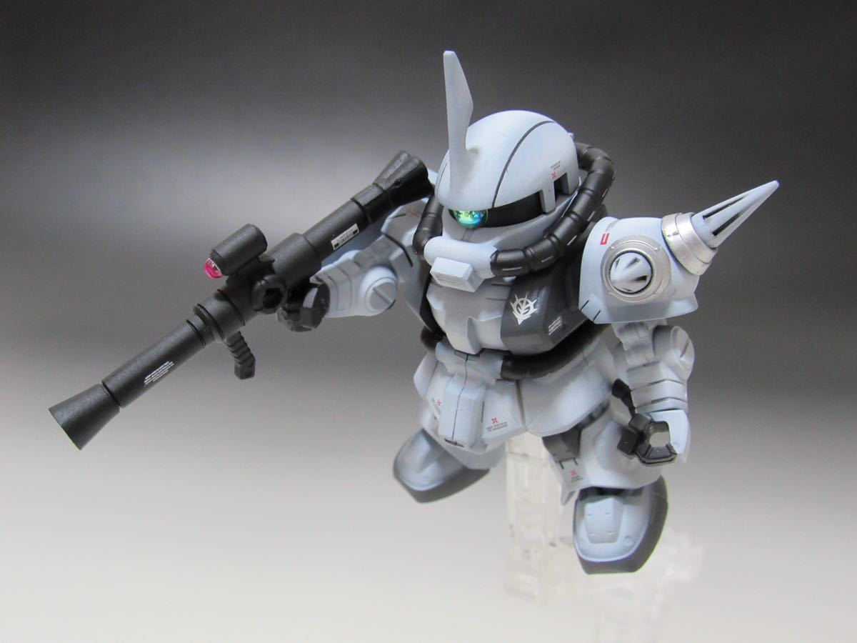 新品 機動戦士ガンダム マイクロウォーズ シン マツナガ専用ザク 塗装済完成品 改修 リペイント ソロモンの白狼 戦士 Sdガンダム ガンプラ の落札情報詳細 ヤフオク落札価格情報 オークフリー スマートフォン版
