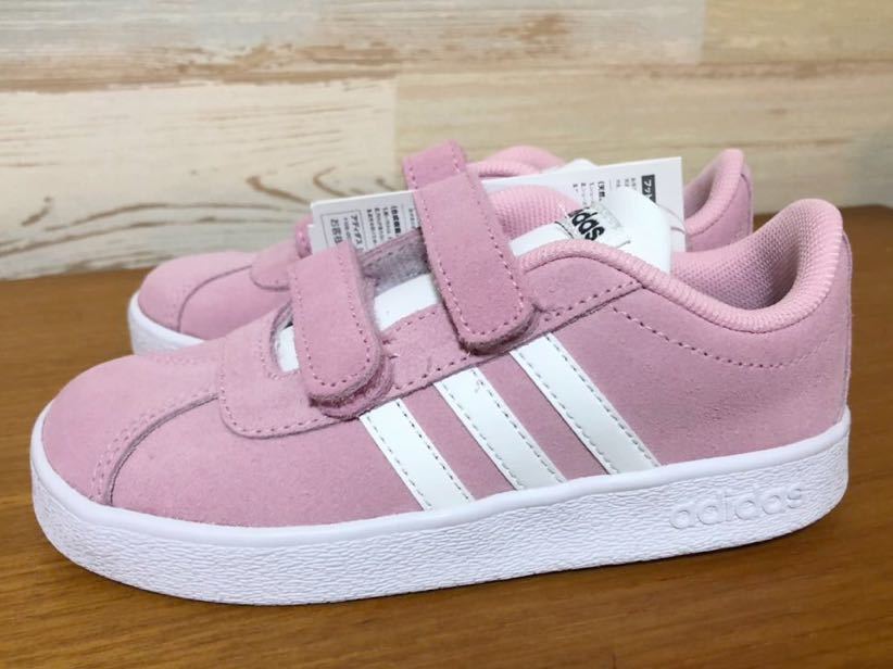 新品 新品 16 Adidas アディダス Vl コート 2 0 キッズスニーカー ベルクロ 女の子 ガールズスニーカー ピンク スエード の落札情報詳細 ヤフオク落札価格情報 オークフリー スマートフォン版