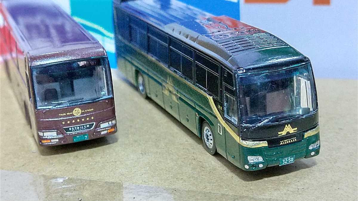 1/32 TWILIGHT EXPRESS 瑞風の 専用「瑞風バス」素人組立品 バスコレ 改造 西工ネオロイヤル JR九州 ななつぼしバス トワイライト
