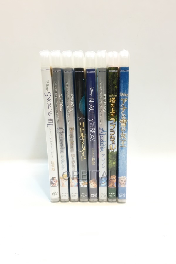 代官山)MovieNEX ディズニー プリンセス ブルーレイ 8タイトル