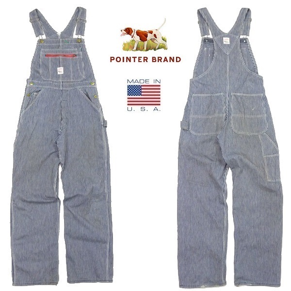 60s ファッション pointer brand ヴィンテージサロペット