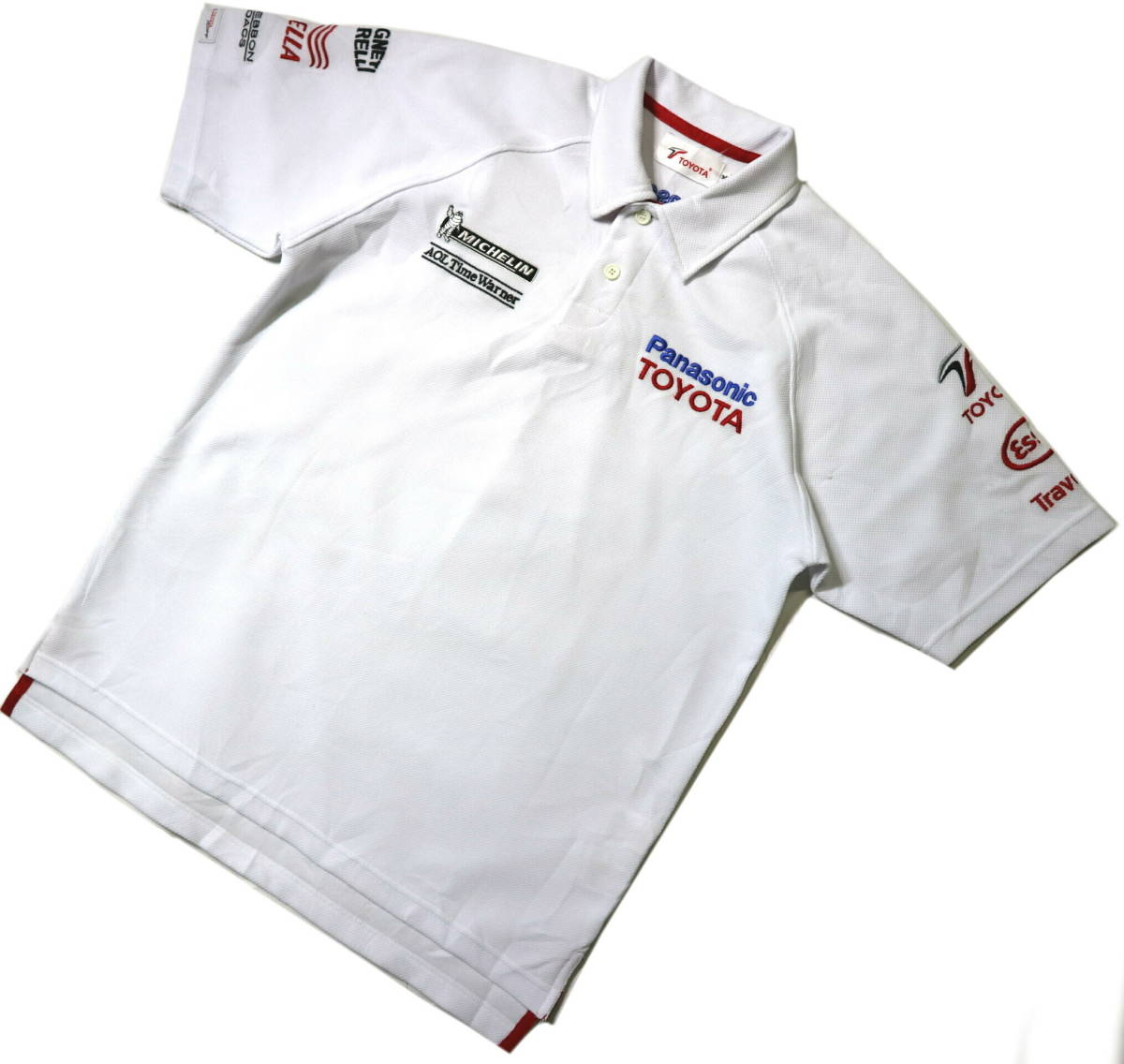 程度良好/正規品！◇トヨタ製 Panasonic TOYOTA Racing 刺繍ロゴ