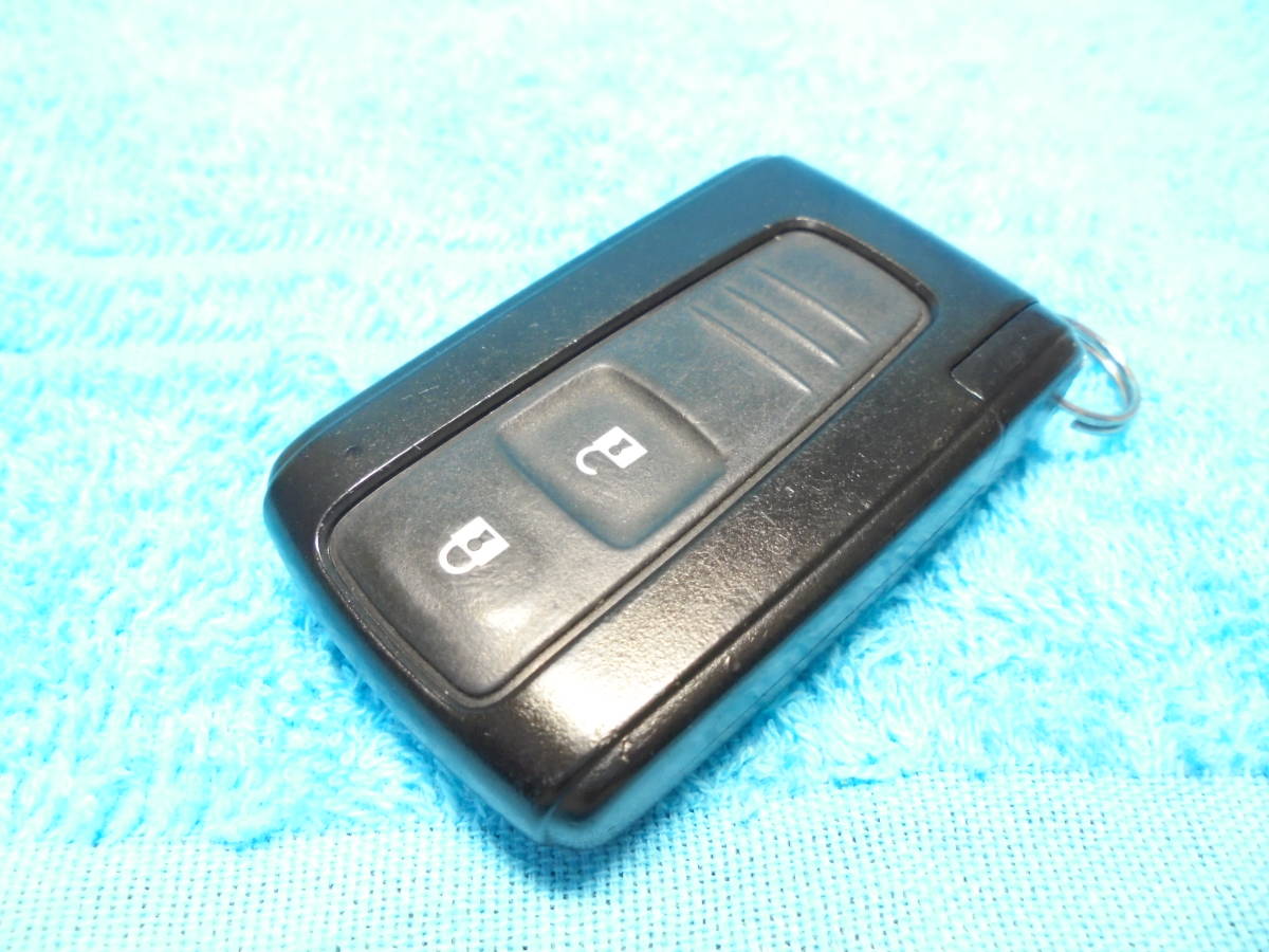 B刻印 トヨタ 純正 スマートキー キーレス 2ボタン キーフリー 緑 
