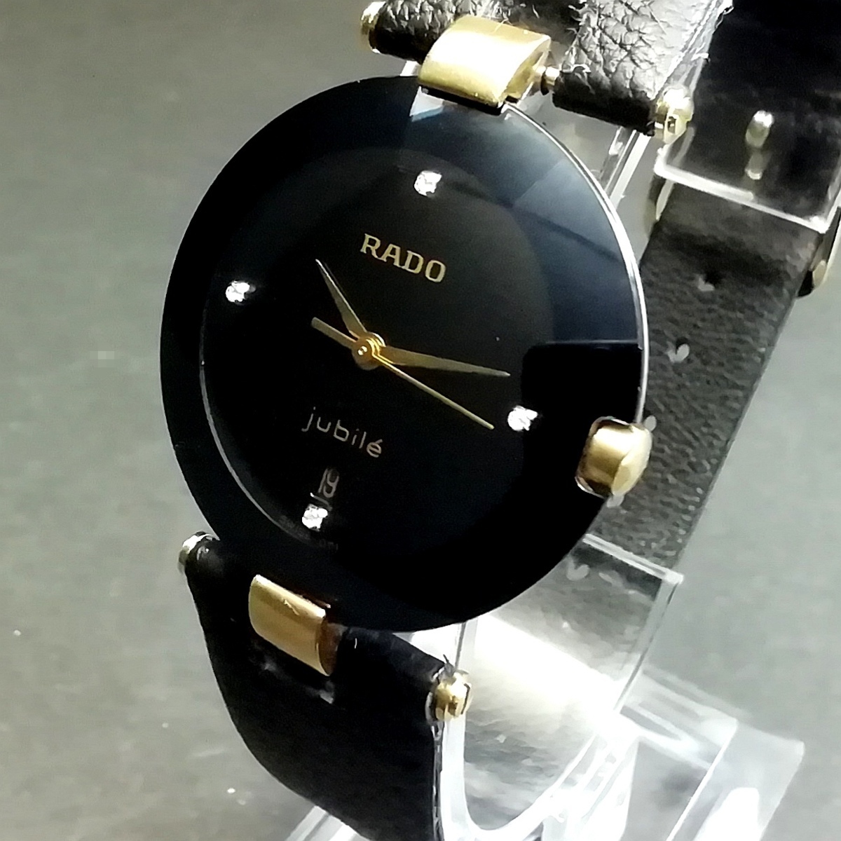 277 RADO ラドー時計 ジュビリー レディース腕時計 ゴールド 4Pダイヤ