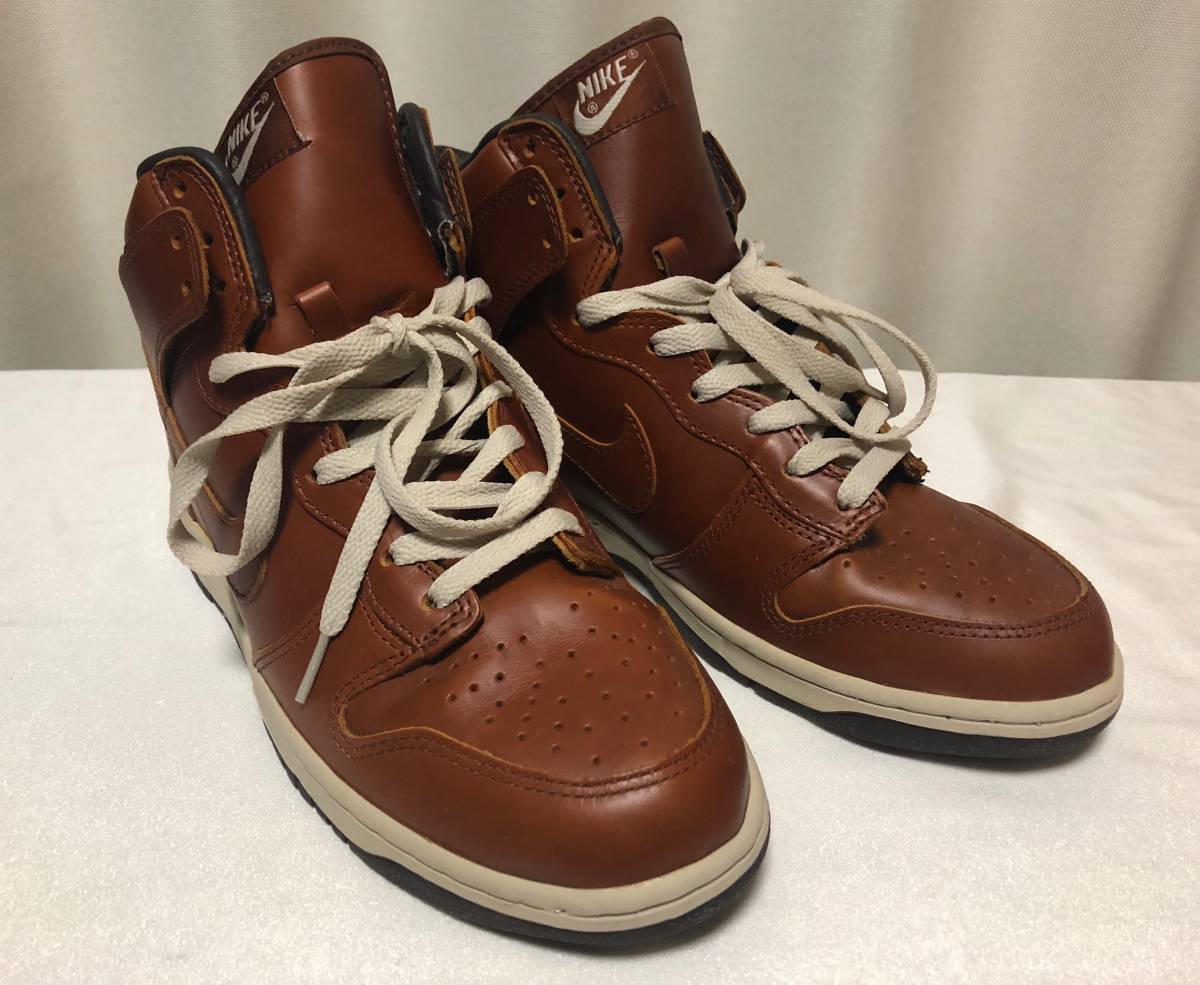 新品 新品 Nike Dunk Hi Premium ナイキ ダンク ハイ プレミアム レザー デッドストック の落札情報詳細 ヤフオク落札価格情報 オークフリー スマートフォン版