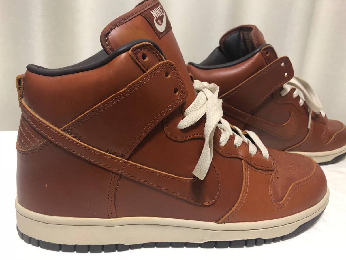 新品 新品 Nike Dunk Hi Premium ナイキ ダンク ハイ プレミアム レザー デッドストック の落札情報詳細 ヤフオク落札価格情報 オークフリー スマートフォン版