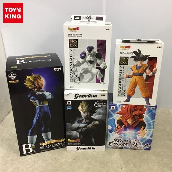 1円 未開封含 ドラゴンボール 一番くじドラゴンボールメモリーズ B賞 超サイヤ人ベジータ 組立式ハイクオリティdxフィギュア フリーザ他 の落札情報詳細 ヤフオク落札価格情報 オークフリー スマートフォン版