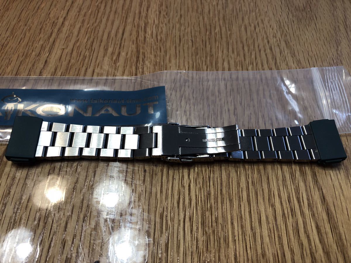 タイコノート 22mm メタル時計バンド ヘクサッド 中古 SEIKO ツナ缶