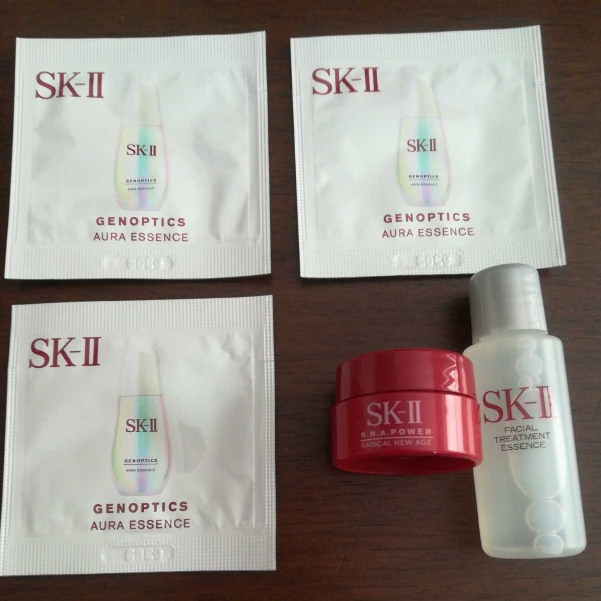 新品 エスケーツsk2 お試しサンプルセット フェイシャル トリートメントエッセンス Rna 美容乳液 Genoptics Aura Essence の落札情報詳細 ヤフオク落札価格情報 オークフリー スマートフォン版