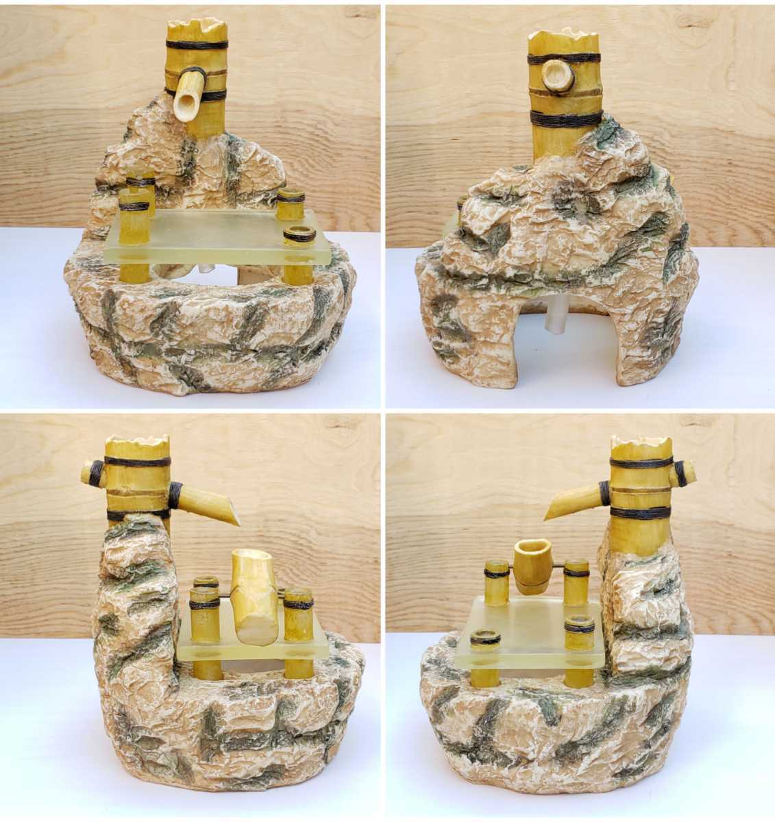 ししおどし 鹿威し 循環式 水中ポンプ おもちゃ 玩具 ミニ 庭 ガーデン 置物 インテリア ディスプレイ の落札情報詳細 ヤフオク落札価格情報 オークフリー スマートフォン版