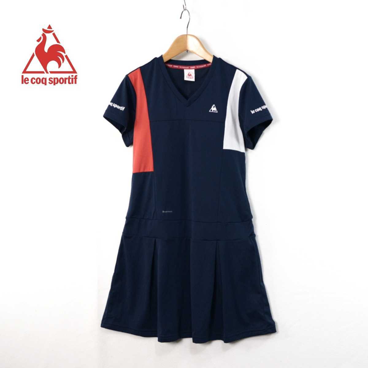 ルコック Le Coq Sportif ルコックスポルティフ レディース テニスウェアー ワンピース スポーツウェアー Mサイズ テニス 半袖ワンピース の落札情報詳細 ヤフオク落札価格情報 オークフリー スマートフォン版