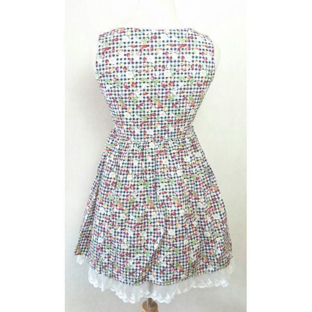 Ank Rougeアンクルージュ 美品 ギンガムチェック フルーツ柄 裾レースフレアワンピ の落札情報詳細 ヤフオク落札価格情報 オークフリー スマートフォン版