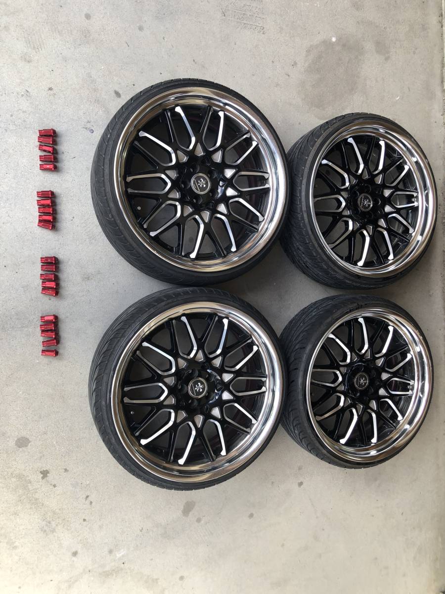 WORK DURANOAL 20インチ ホイール 20×8.5J+12と+25 ナンカン NANKANG