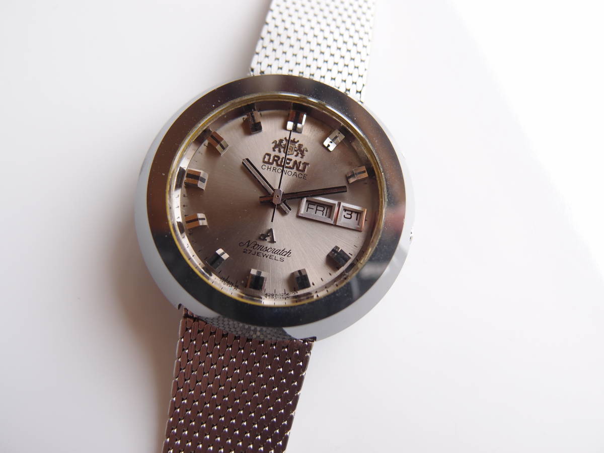 orient ca オリエントクロノエース　　メンズ　自動巻き　稼動品 orient ca オリエントクロノエース メンズ 自動巻き 稼動品