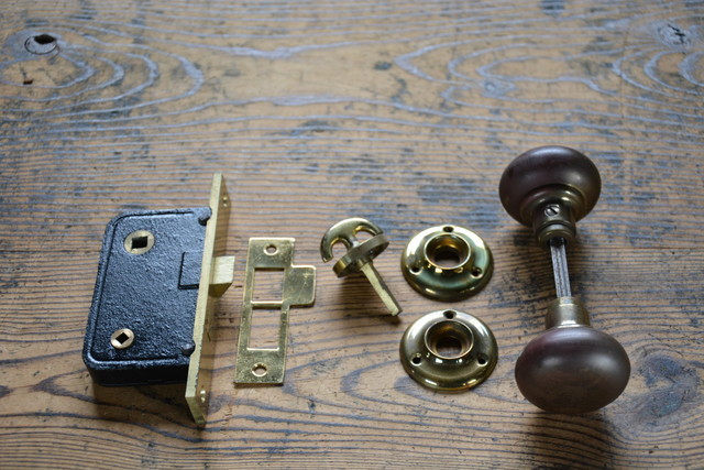 アンティーク 古い錠前 サソリ 蠍 スコーピオン 真鍮 brass-store_brass00712