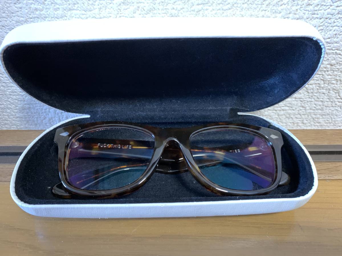 ワコマリア×柴又眼鏡工房 FUCK THIS LIFE 手造 眼鏡 サングラス