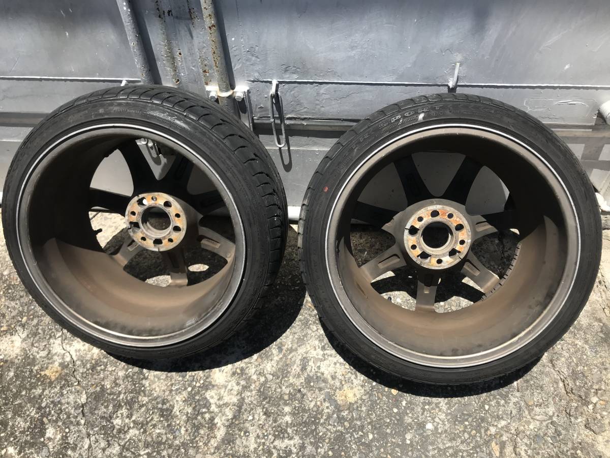 WORK EMOTION XT7 マットチタン 18インチ 9.5J ＋20 PCD114.3 2本
