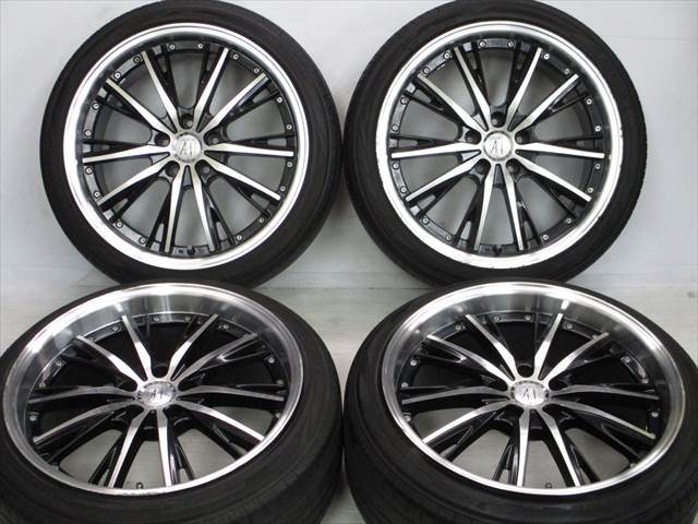 中古 アネーロ コラソン シャルマン クラウン マークx エスティマ ルミオン アテンザ 車種によりローダウン等必要です 225 40r19 即納 の落札情報詳細 ヤフオク落札価格情報 オークフリー スマートフォン版