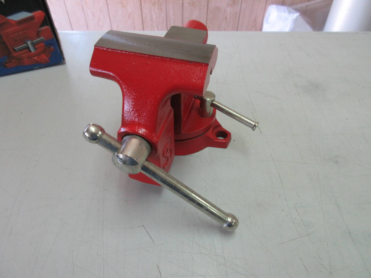 ERON ガレージバイス N-35 万力 レッド 5 1/2 回転台 株式会社ナベヤ