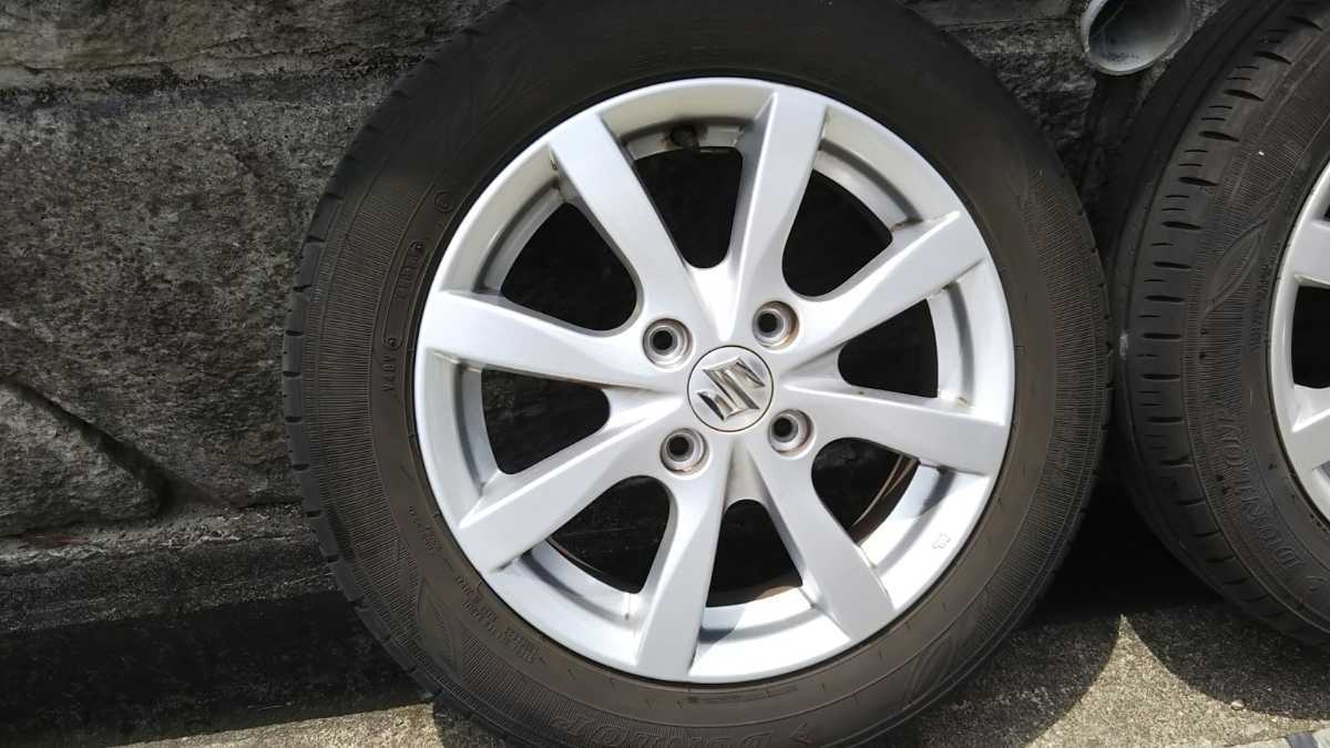 ワゴンRの純正タイヤホイール4本セット SUZUKI (スズキ) WAGON-R (ワゴンR) 純正 14×4.5J(+45)PCD100-4H